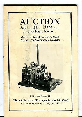 The Owls Head Transportation Museum 1985 Auction EX 090216jhe