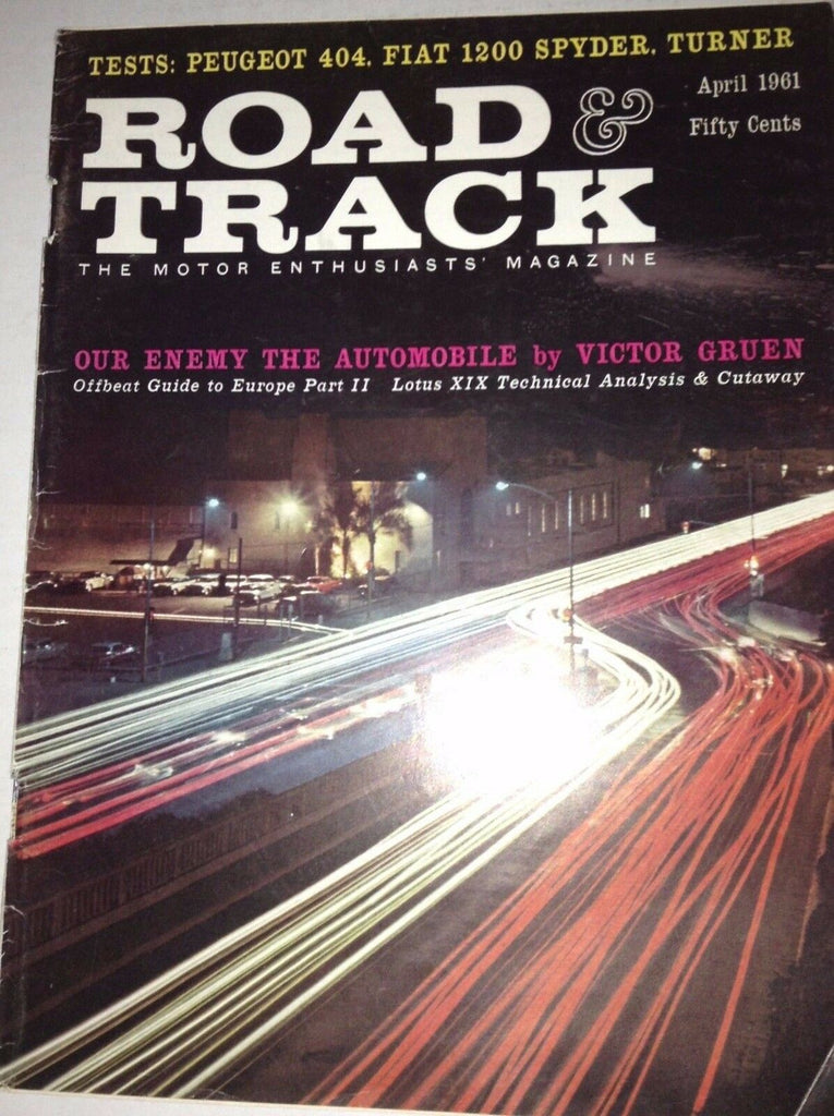 Road & Track Magazine Europe Part II Lotus XIX April 1961 041917nonrh