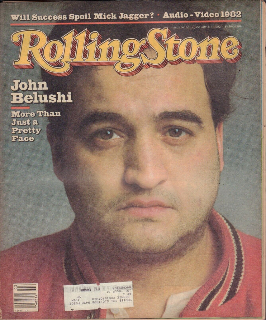Rolling Stone January 21 1982 John Belushi, Mick Jagger w/ML 122116DBE