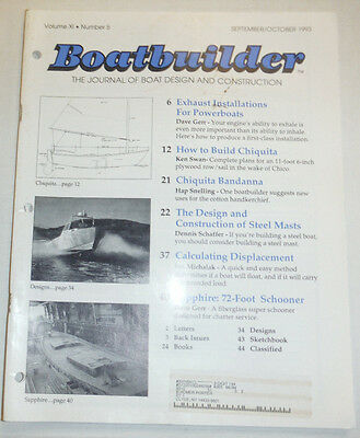 Boatbuilder Magazine Exhaust Installations For Powerboats October 1993 011615R