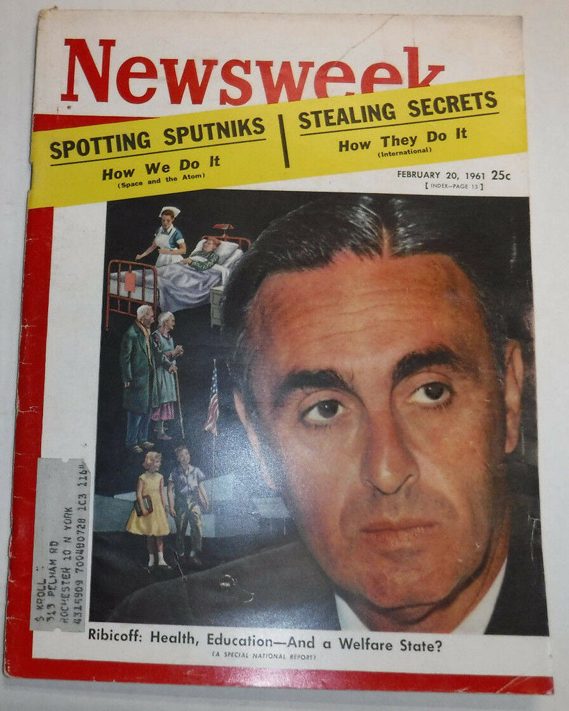 Newsweek Magazine Spotting Sputniks February 20, 1961 100316R2