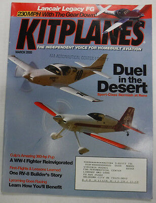 Kitplanes Magazine Duel In The Dessert March 2005 072215R