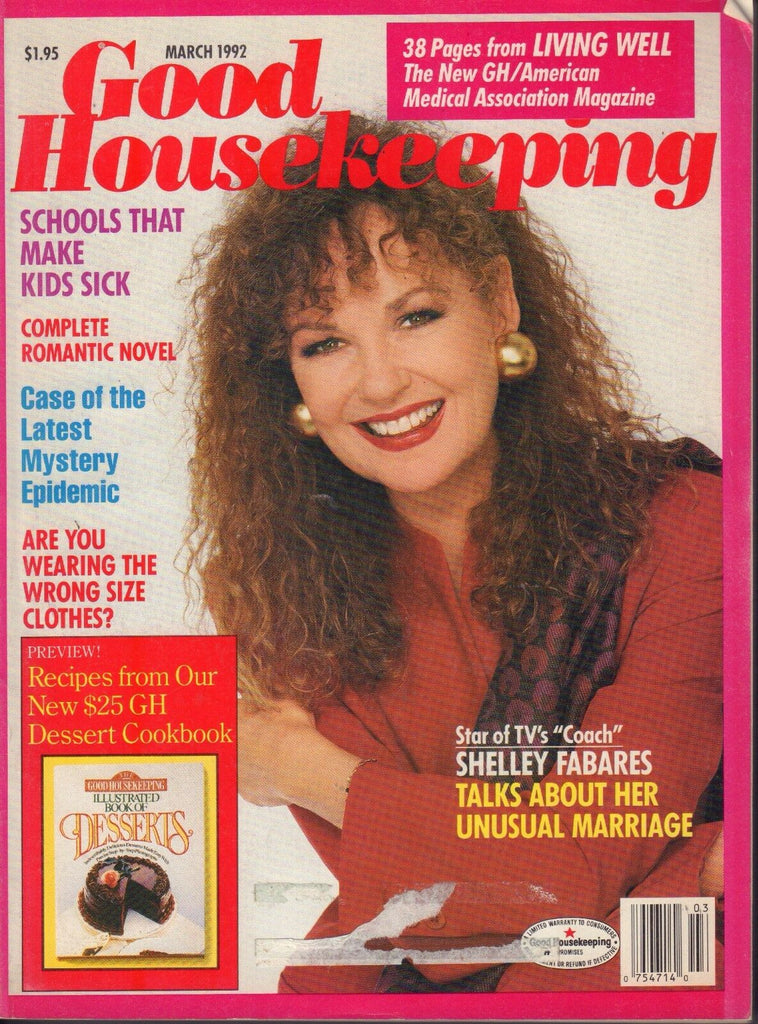 Good Housekeeping Magazine March 1992 Shelley Fabares 090517nonjhe