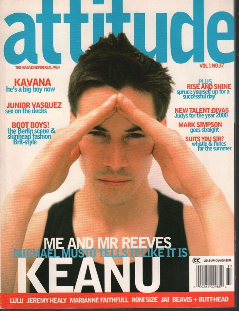 Attitude UK Gay Interest Vol 1 #37 Keanu Reeves Jeremy Healy 031120AME2