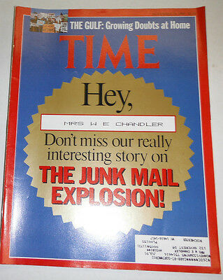 Time Magazine The Junk Mail Explosion November 1990 082014R