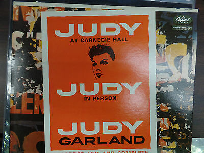 Judy at Carnegie, Judy In Person Live at Carnegie Hall 33RPM EX 120415 TLJ