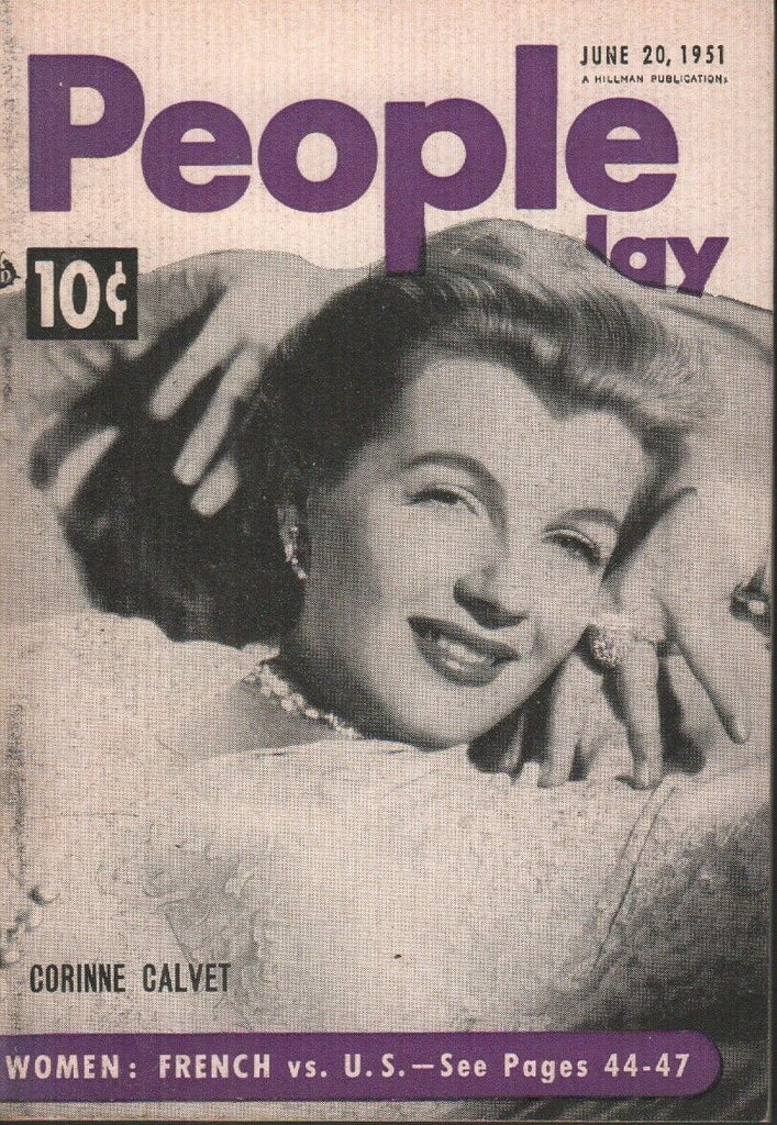 People Today June 20, 1951 Corinne Calvet Cheesecake Pin Up 070819AME