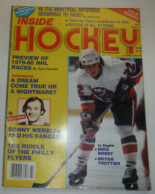 Inside Hockey Magazine Mike Bossy & Bryan Trottier 1979 121014R2