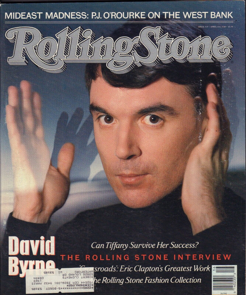 Rolling Stone April 21 1988 David Byrne, Eric Clapton w/ML VG 122816DBE