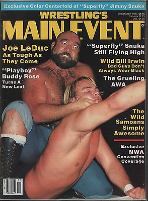 Wrestling's Main Event December 1983 Joe LeDuc Complete EX 120915DBE