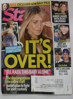 Star Magazine Jennifer Aniston Jessica Biel May 2015 082015R