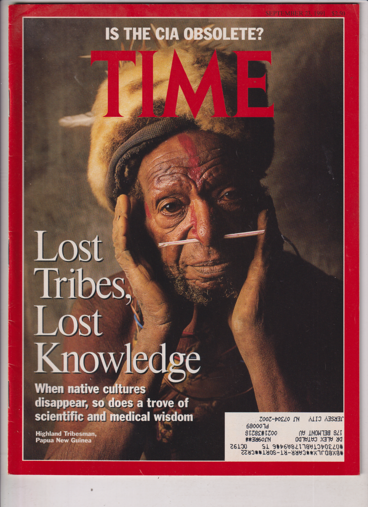 Time Mag Lost Tribes And Papua New Guinea September 23, 1991 011820nonr