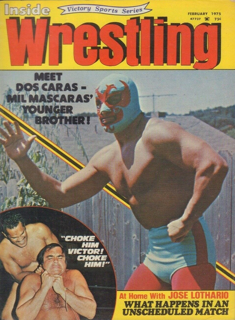 Inside Wrestling February 1975 Mil Mascaras Jose Lothario 022719DBE