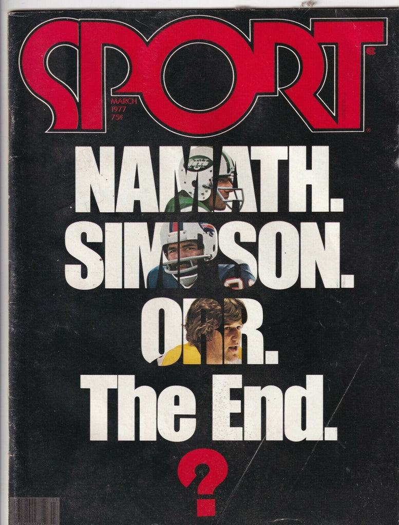 Sport Magazine Joe Namath O.J. Simpson March 1977 071719nonr