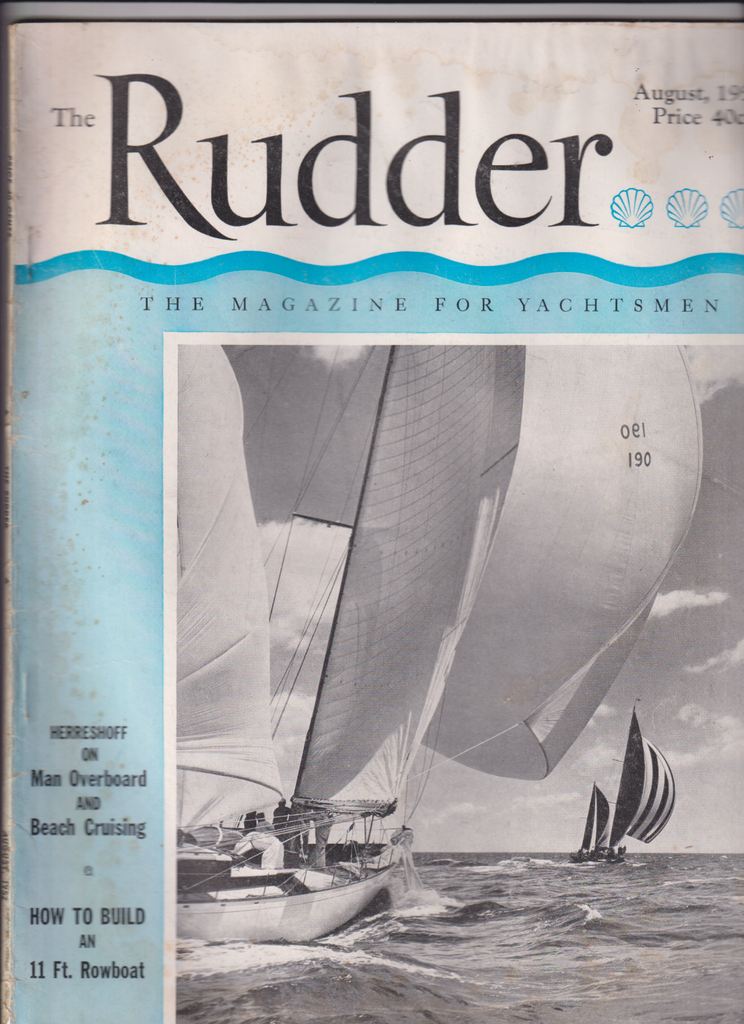 The Rudder Mag Herreshoff On Man Overboard And Cruising August 1952 122019nonr