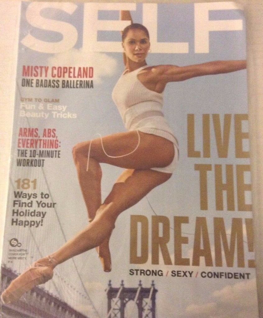 Self Magazine Misty Copeland Live The Dream December 2016 SEALED 080117nonrh