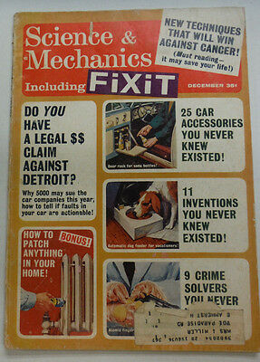 Science & Mechanics Magazine 11 Inventions You Never Knew December 1965 050515R