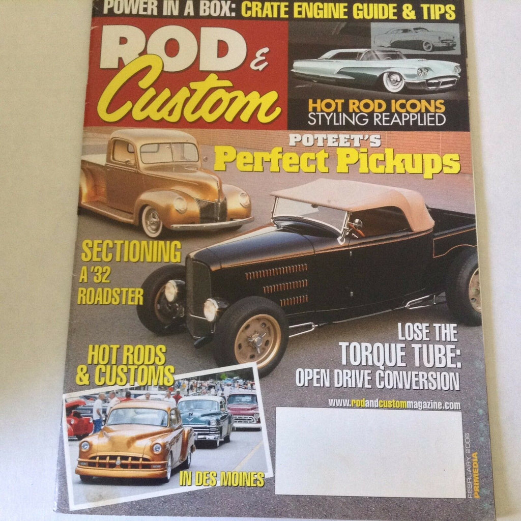 Rod & Custom Magazine Torque Tube Open Drive February 2006 060717nonrh
