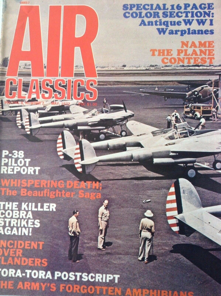 Air Classics Magazine P38 Pilot Killer Cobra May 1972 090517nonrh