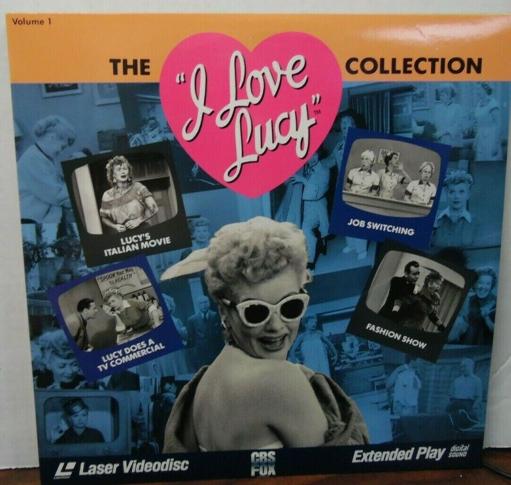I Love Lucy Collection Volume 1 laser videodisc extended play 092919LLE