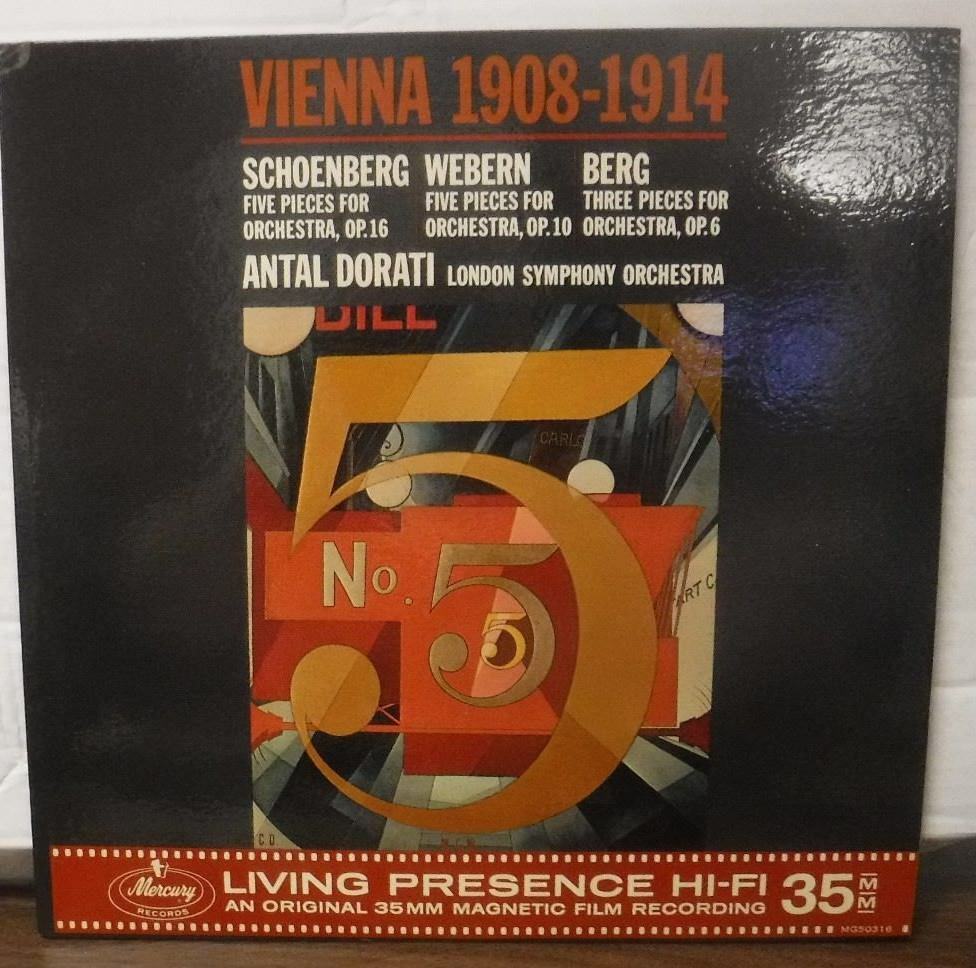 Vienna 1908-1914 Three pieces for orchestra Opus 6 vinyl MG503168 031118LLE