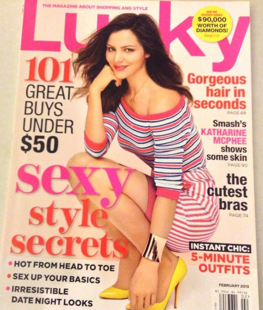 Lucky Magazine Katharine McPhee February 2013 NO ML 072617nonrh2