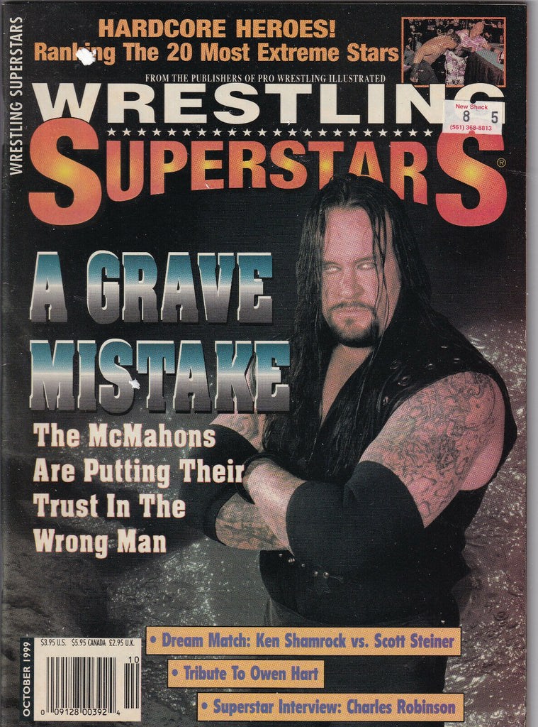 Wrestling Superstars Undertaker Ken Shamrock & Steiner October 1999 052419nonr