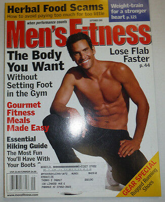 Men's Fitness Magazine Lose Flab Faster September 2000 030615R