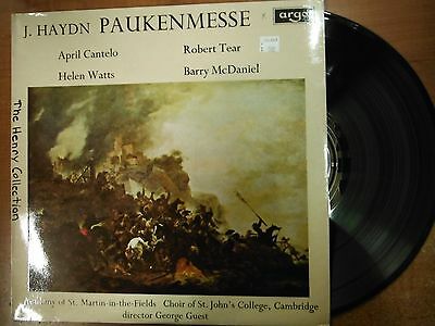 33 RPM Vinyl J Haydn Paukenmesse Argo Records ZRG634 Stereo 030515SM