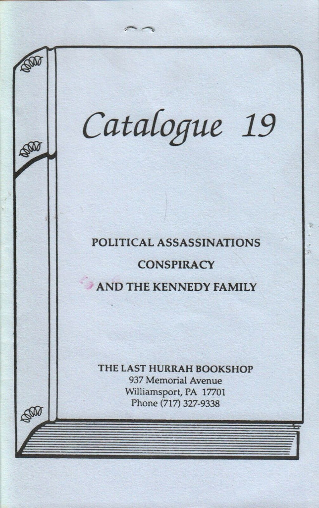 Political Assassinations Conspiracy The Kennedys 1994 Catalog #19 011320AME