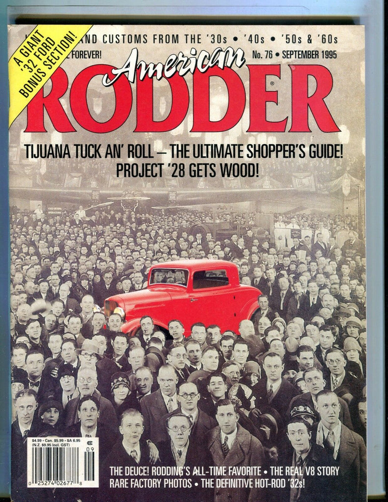American Rodder Magazine September 1995 Project '28 Wood EX No ML 052617nonjhe