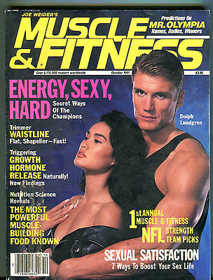 Muscle & Fitness Magazine October 1991 Dolph Lundgren EX 071416jhe