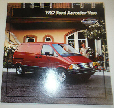 Ford Magazine Aerostar Van 1987 122614R