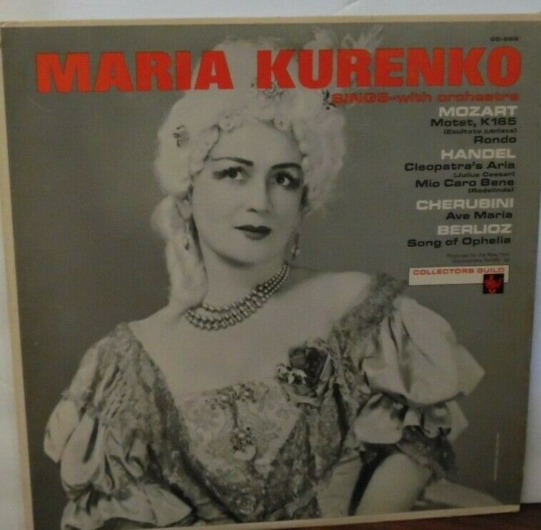 Maria Kurenko Sings vinyl CG668 041419LLE