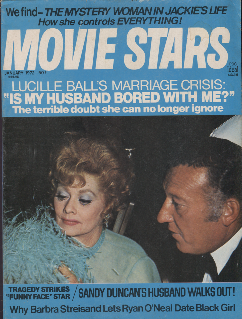 Movie Stars January 1972 Lucille Ball Sandy Duncan Ryan O'Neal 040620DBE