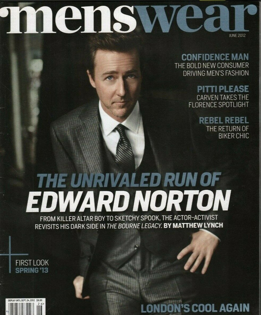Menswear June 2012 Edward Norton Lorenzo Agius 020320DBE
