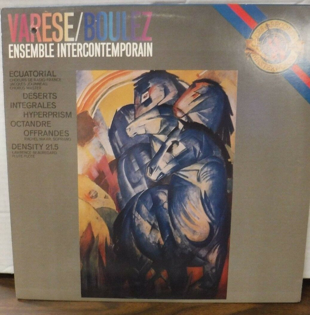 Varese / Boulez ensemble intercontemporain vinyl M-39053 030218LLE