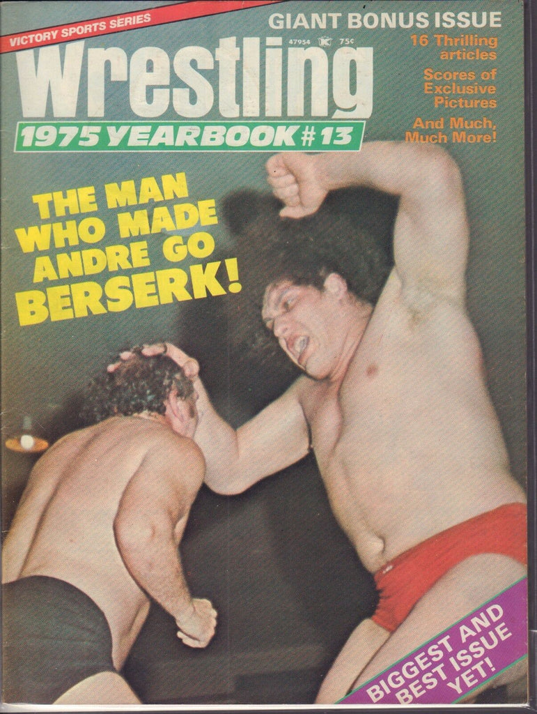 Wrestling 1975 Yearbook #13 Andre The Giant 010417DBE2