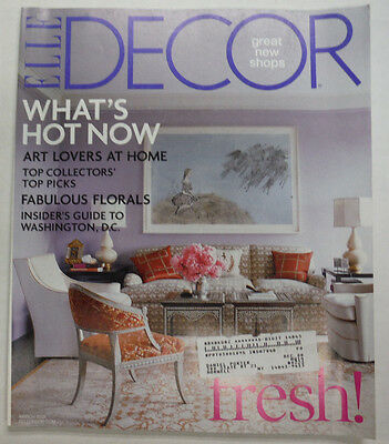 Elle Decor Magazine Art Lovers At Home March 2008 051915R2