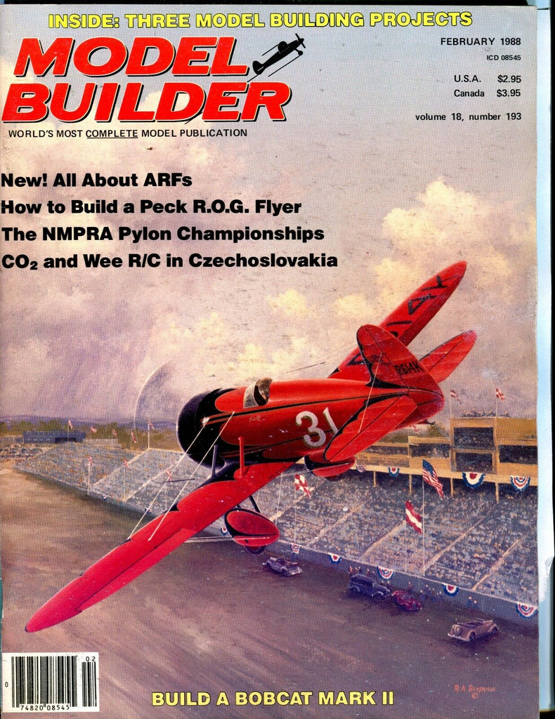 Model Builder Magazine February 1988 Bobcat Mark II EX 041017nonjhe