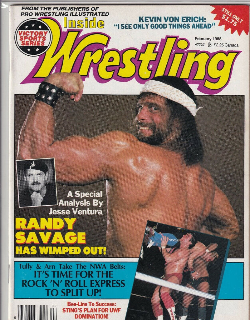 Inside Wrestling Randy Savage Kevin Von Erich February 1988 061919nonr