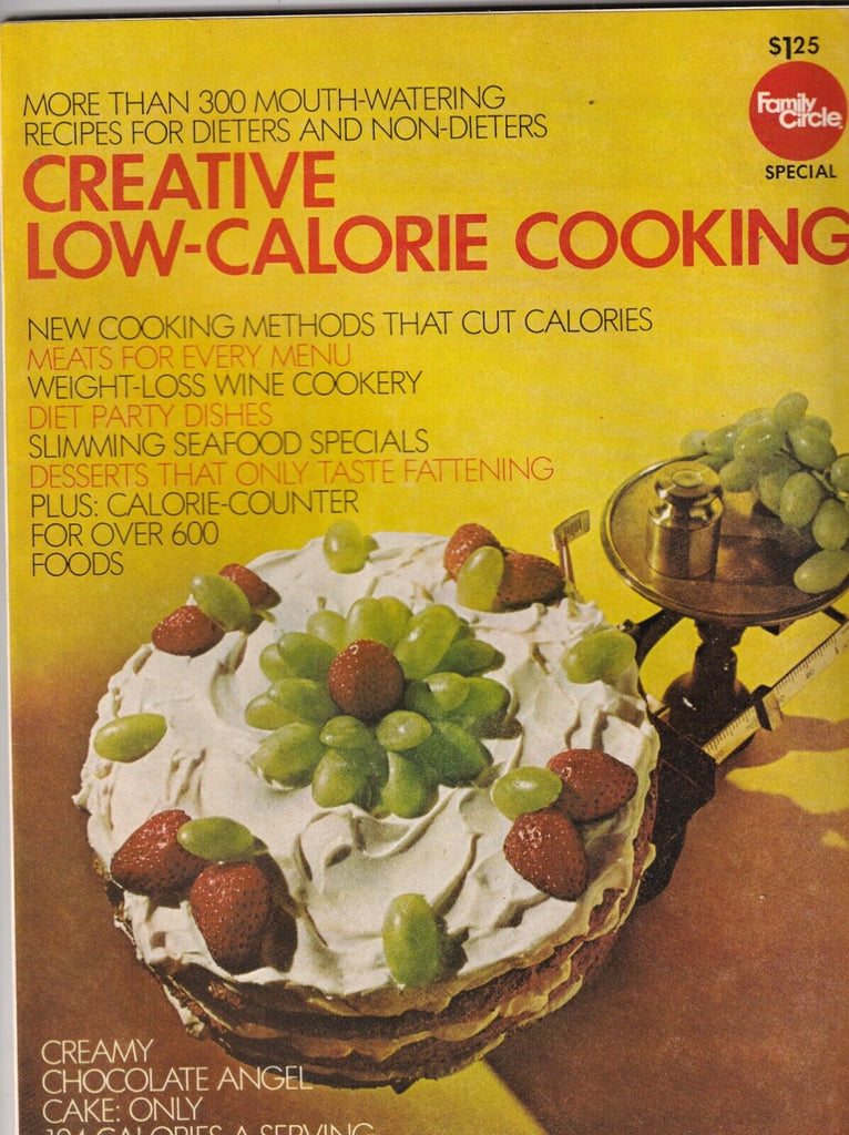 Family Circle Creative Low-Calorie Cooking Mag 1970s 092719nonr