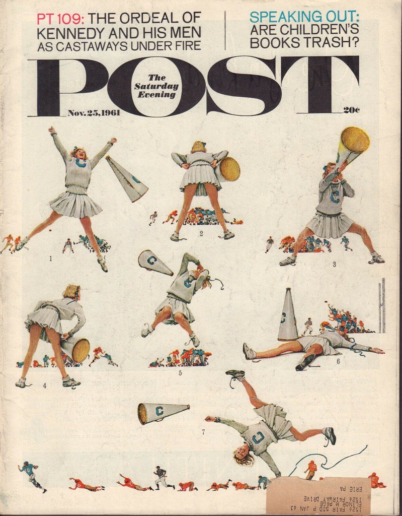 Saturday Evening Post November 25 1961 Norman Rockwell w/ML 061418DBE