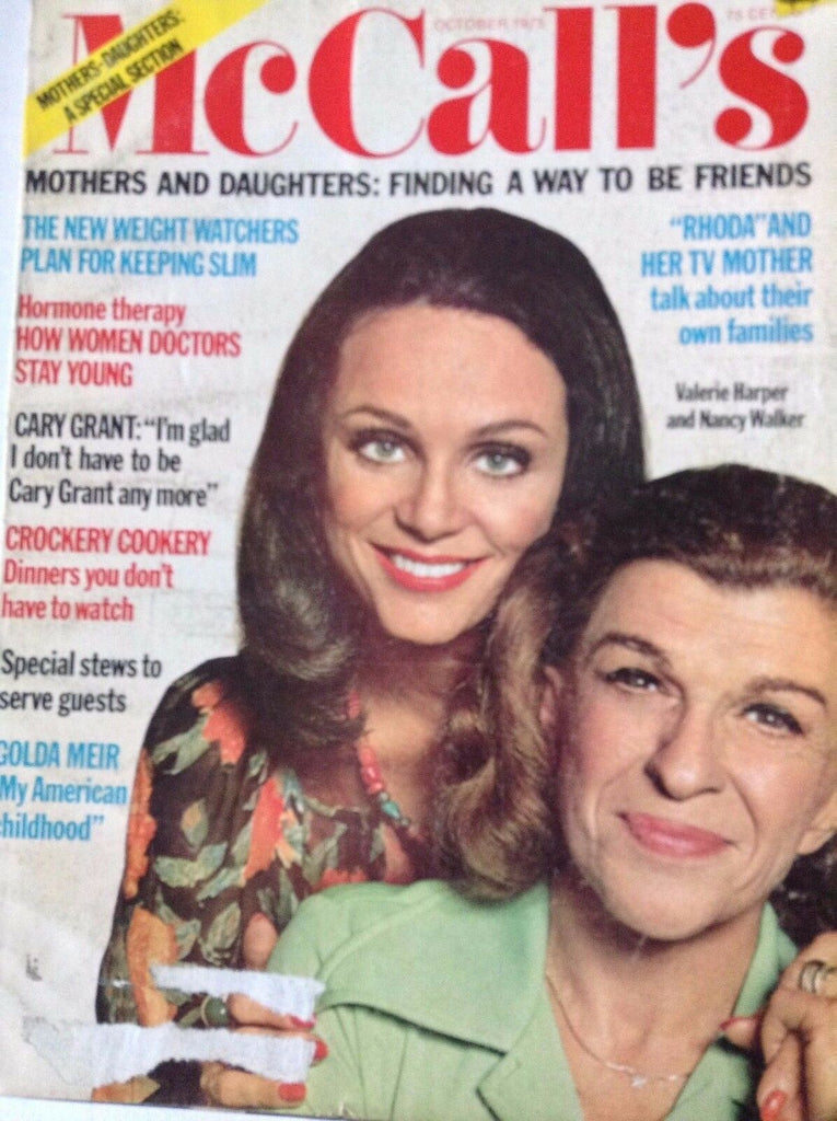 McCall's Magazine Valerie Harper Nancy Walker October 1975 091117nonrh