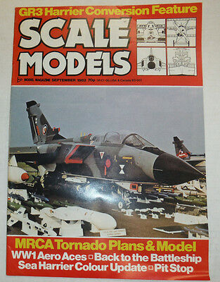 Scale Models Magazine MRCA Tornado Plans & Model September 1982 040915R