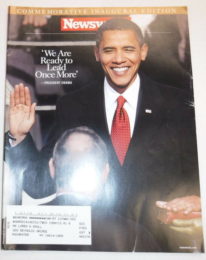 Newsweek Magazine Barack Obama January 27, 2009 101816R