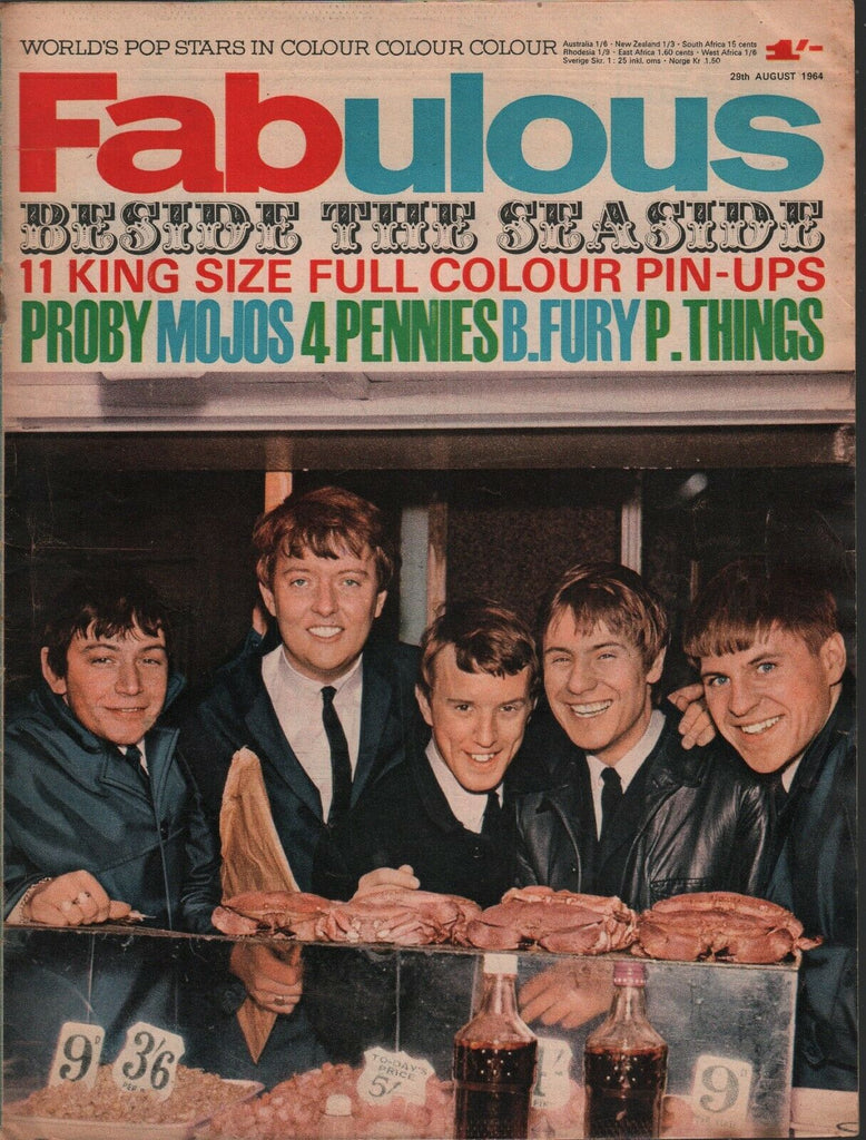 Fabulous Magazine August 29 1964 The Beach Niks PJ Proby Lulu 090220ame