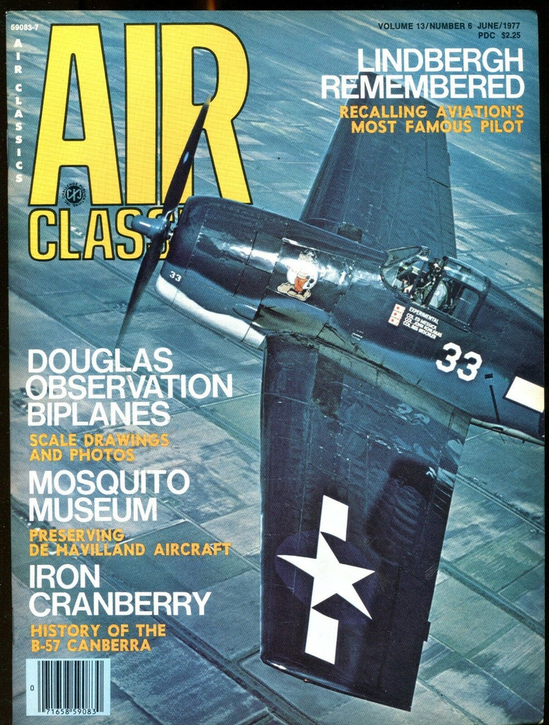 Air Classics Magazine June 1977 Douglas Observation Biplanes EX No ML 120716jhe