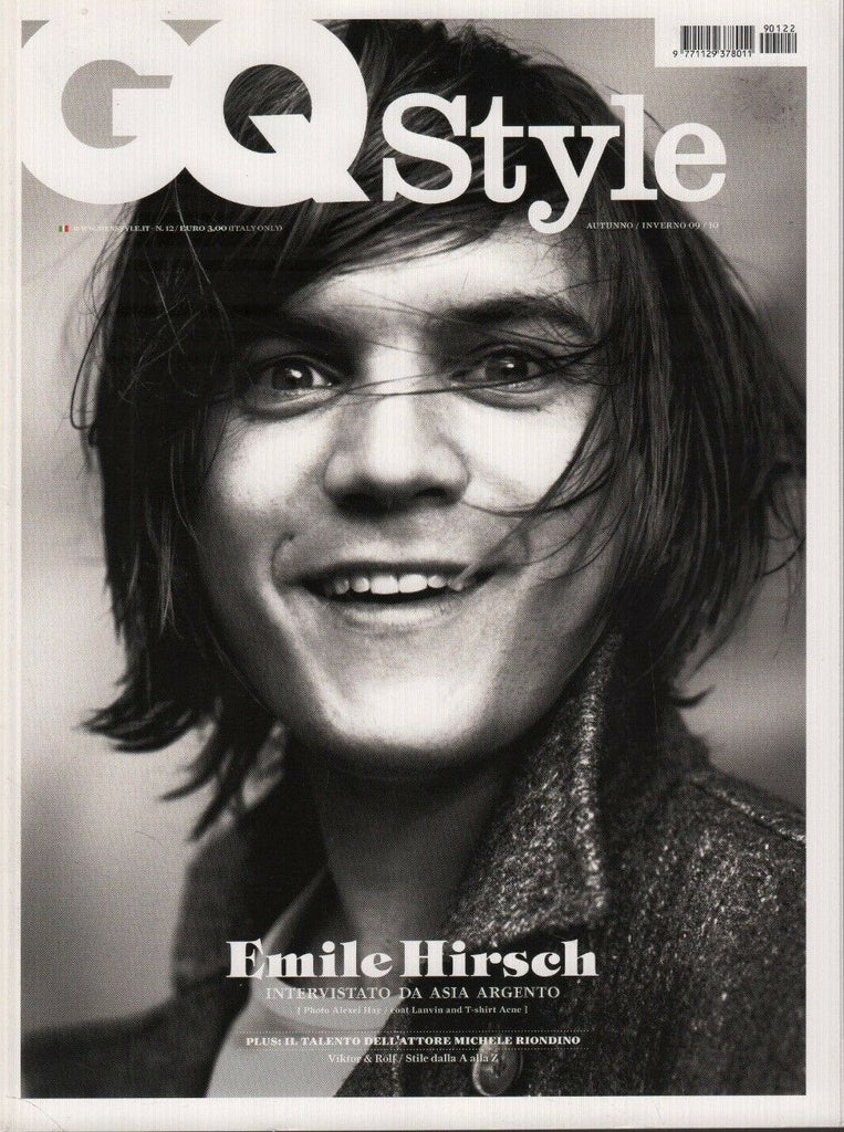 GQ Style Italian Fall Winter 2009 2010 Emile Hirsch Asia Argento 100918DBE