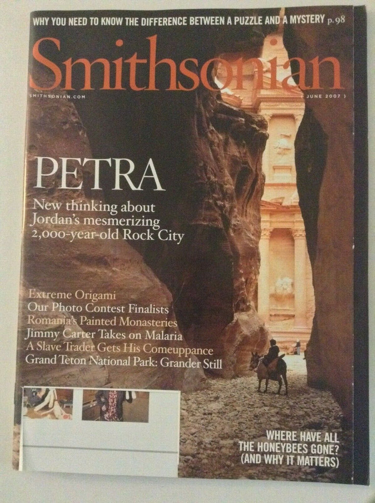 Smithsonian Magazine Petra Jordan's Old Rock City June 2007 052619nonrh